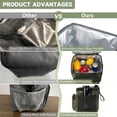 thumbnail image 5 of Holuxer Tactical Lunch Box for Men/Women, Insulated Lunch Bag for Mens Lunch Cooler Bags with Adjustable Shoulder Strap - Reusable Waterproof Leakproof Large Lunchbox for Work Picnic School, Camo, 5 of 7