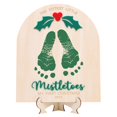 thumbnail image 1 of Pizarra artística con estampado navideño MAMUXI Green Mistletoe, 1 of 9