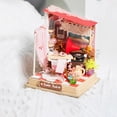 thumbnail image 4 of Artesanía Creative Dollhouse Muebles Conjunto Cottage 3D Puzzles Cumpleaños Juguete Baño Sunnimix Casa de muñecas artesanal, 4 of 6
