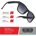 thumbnail image 3 of Gafas de sol Retro Rewind Kids UV400 con montura de goma para niños de 3 a 12 años, 3 of 6