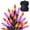 Orange & Purple, variant on YUNOVA 50 LED Outdoor Christmas Mini String Lights, 16.4FT Battery Operated Warm White Lights with 8 Lighting Modes & Auto Timer, IP44 Waterproof for Patio Garden Wedding Holiday Decor