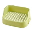 thumbnail image 2 of Caja de cama para conejos con cierre a presión, bandeja para inodoro y orinal para otros Verde, 2 of 9