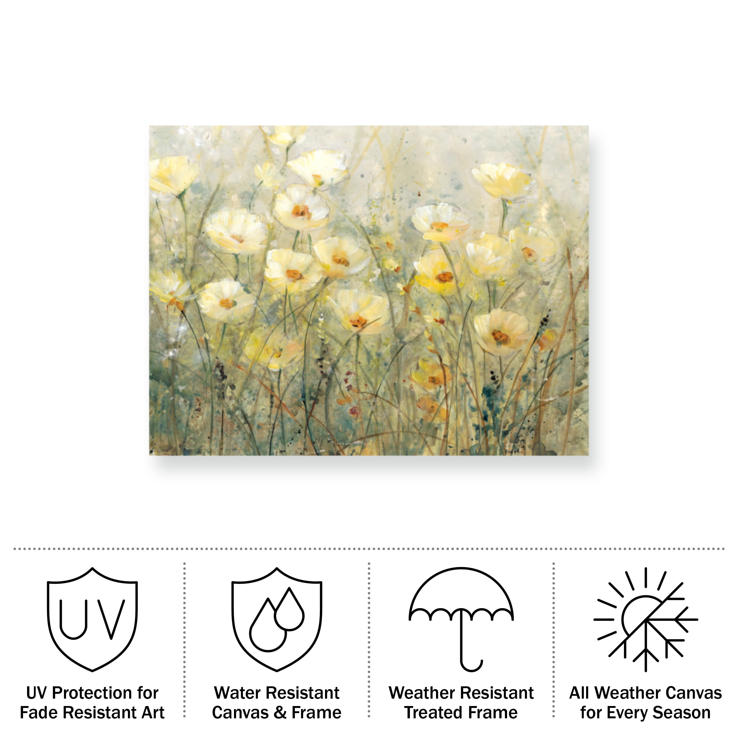 Tim OToole 'Summer In Bloom I' Outdoor All-Weather Wall Decor