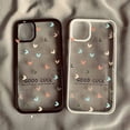 thumbnail image 3 of Cute Love Heart Shockproof Bumber Phone Case For iPhone 15 14 11 12 13 Pro Max X XS Max 7 8 Plus SE 2020 Soft Transparent Cover, 3 of 4