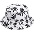 thumbnail image 2 of CoCopeaunts Maple Leaf Bucket Hat for Women Wide Brim Sun Protection Couple Summer Cotton Foldable Men Fisherman Hats All-Match, 2 of 8