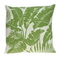 thumbnail image 2 of 20" x 7" x 20" Tropical Green Pillow Cover With Down Insert, 2 of 5