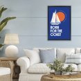 thumbnail image 3 of Stupell Industries Traditional Born For The Coast Black Floating Frame Canvas Art, 21 x 31, by Creative Studio, 3 of 8