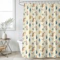 thumbnail image 4 of Watercolor Flowers Bathroom Shower Curtains with 12 Hooks Polyester Waterproof Shower Curtain for Stalls and Bathtubs Farmhouse Wild Floral Plants Decorative Bathroom Privacy Curtain 36x72 Inches, 4 of 9