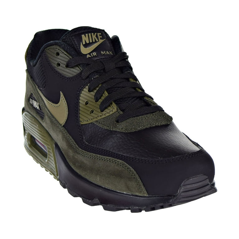sextant Succes Vermomd Nike Air Max 90 Leather Men's Shoes Black/Medium Olive-Sequoia 302519-014 -  Walmart.com