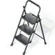 thumbnail image 1 of Escalera plegable de 3 peldaños KINGRACK, portátil, resistente, 500 libras, 1 of 7
