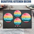 thumbnail image 6 of Gas Stove Burner Cover,Electric Stove Top Protector,Easy to Clean,Vivid Watercolor Stripes with Blended Colors, 6 of 7