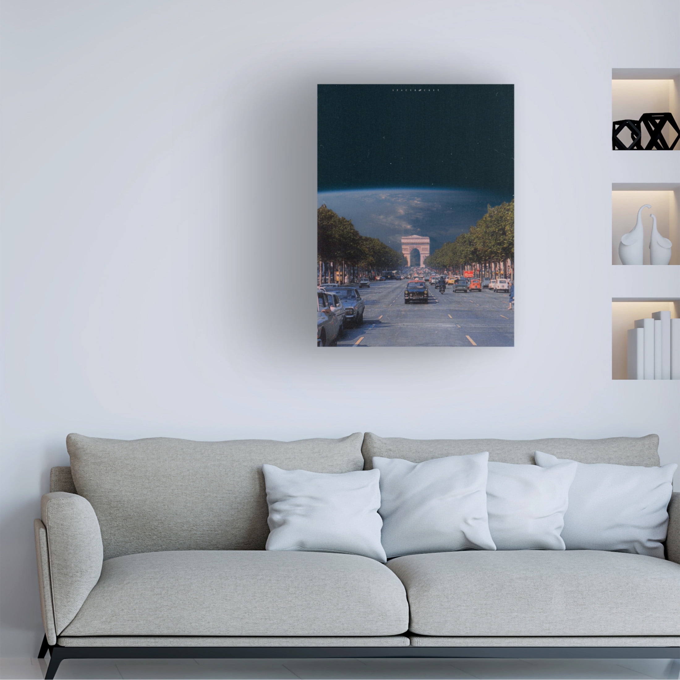 Trademark Fine Art spacerocket art 586 Canvas Wall Art