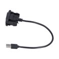 thumbnail image 2 of Car Usb Outlet Usb Extension Cable Dashboard Usb Adapter Car USB Port Outlet Flexible Extension Cable Charging Adapter Dashboard Flush Mount, 2 of 8