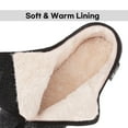 thumbnail image 7 of LongBay Women's Adjustable Diabetic Slippers Memory Foam Arthritis Edema Fuzzy House Shoes, 7 of 7