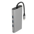 thumbnail image 4 of Hub USB C 10 en 1 1000M LAN Ethernet 4K HDTV VGA 100W PD Audio de carga rápida divisor USB portátil para ordenador portátil, 4 of 8