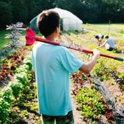 Garden Weasel Cultivator – Break Up Soil, Detachable Tines, Long Handle, 54.5” Long