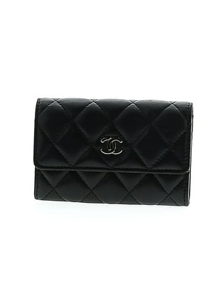 Chanel Flap Card Holder , Black, One Size