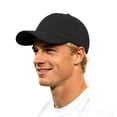 thumbnail image 2 of Qicasul Packable Lightweight Sports Baseball Cap Breathable Quick-Dry Hat Outdoor Sports Golf cap Black, 2 of 3