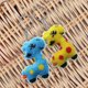 thumbnail image 3 of Puntada Cruzada Bricolaje Keyring Cross Stitch Keychain Con Cuentas Ornament Kit 2 PCS Cartoon para La Mochila, 3 of 9