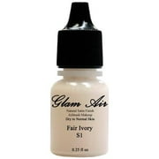 Glam Air Water Based Fair Ivory Satin Foundation for Air Brush Makeup Long Lasting All Day