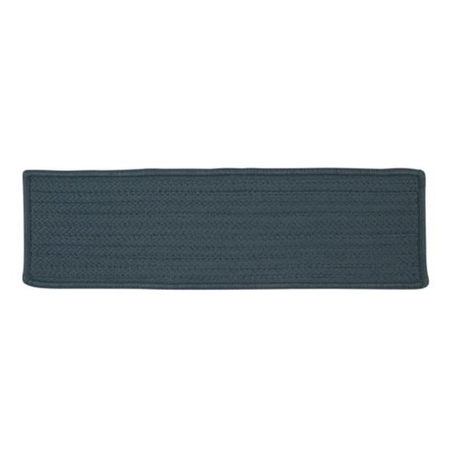 Colonial Mills H041A008X028SX Simply Home Solid - Lake Blue Stair Tread - single Rug