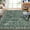 Green, variant on GlowSol 2' x 6' Hallway Runner Rug Vintage Distressed Floral Rugs Non-Slip Kitchen Bedroom Rug for Laundry Room, Tan