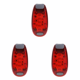 thumbnail image 1 of 5 LED Trasera Bicicleta Advertencia Seguridad Lámpara Mochila Luces para Correr () Rojo, 1 of 2