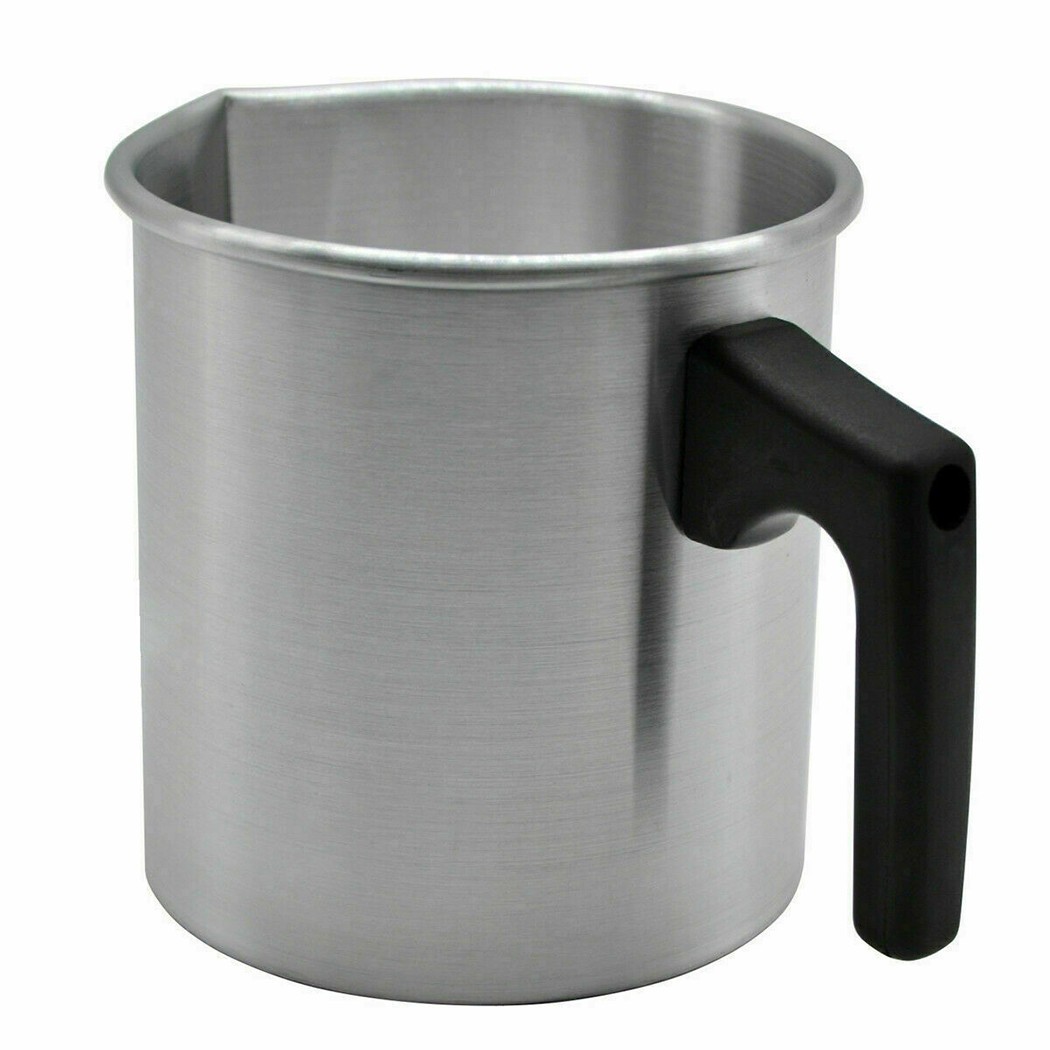 Aluminium Pouring Pot Candle Making Wax Melting Jug Pitcher Diy Soap Tool