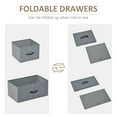 thumbnail image 3 of 5-Drawer Fabric Dresser with Steel Frame, 3 of 10