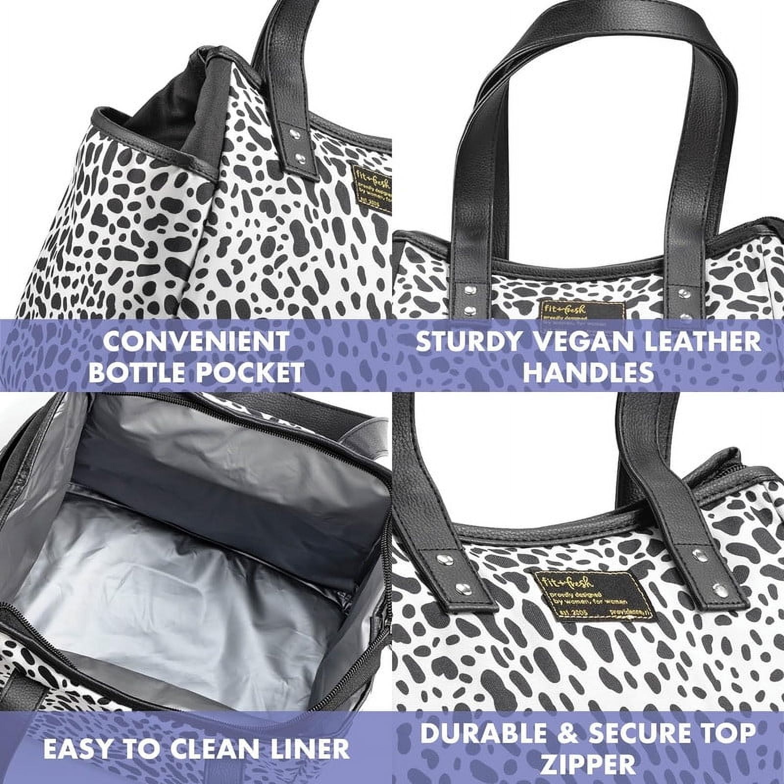Westerly Lunch Bag Kit with 2 containers and Matching Tumbler - Luxe Cheetah