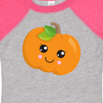 thumbnail image 4 of Inktastic Smiling Pumpkin, Orange Pumpkin, Halloween Boys or Girls Baby Bodysuit, 4 of 5