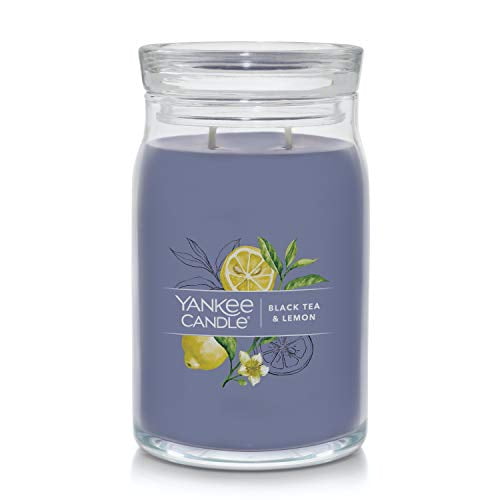 Yankee Candle Black Tea & Lemon Signature Large Jar Candle