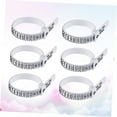 thumbnail image 2 of 6pcs Ring Sizer Mandrel Ring Finger Sizer Finger Measuring Rings Ring Sizer Tool Jewelry Measurement Finger Size Measurement Ring Sizer Gauge Measuring Instrument White, 2 of 5