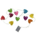thumbnail image 1 of Noehoiugi Valentine String Lights, Led Heart Shape String Light,Romantic Fairy Lights Battery Operated(Battery Not Including),Valentine Decor For Indoor Outdoor Wedding Anniversary Holiday Party, 1 of 7