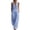 Blue, variant on Besolor Womens Summer Outfits 2 Piece Set V Neck Sleeveless Button Tank Tops Wide Leg Pants with Pocket Beach Dresses Vacation Sets(X-Large,Red)