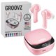 thumbnail image 1 of Auriculares True Wireless Bluetooth IPx4 Rosa 27 h Groovz, 1 of 9