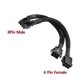 thumbnail image 3 of 8pin Male To Dual 6 Pin Female Cable Adapter Dual- 6pin To 8-pin Gpu Cable 20cm, 3 of 5