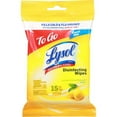 Lysol Advanced Cleaning Disinfectant Wipes Lemon & Lime Blossom