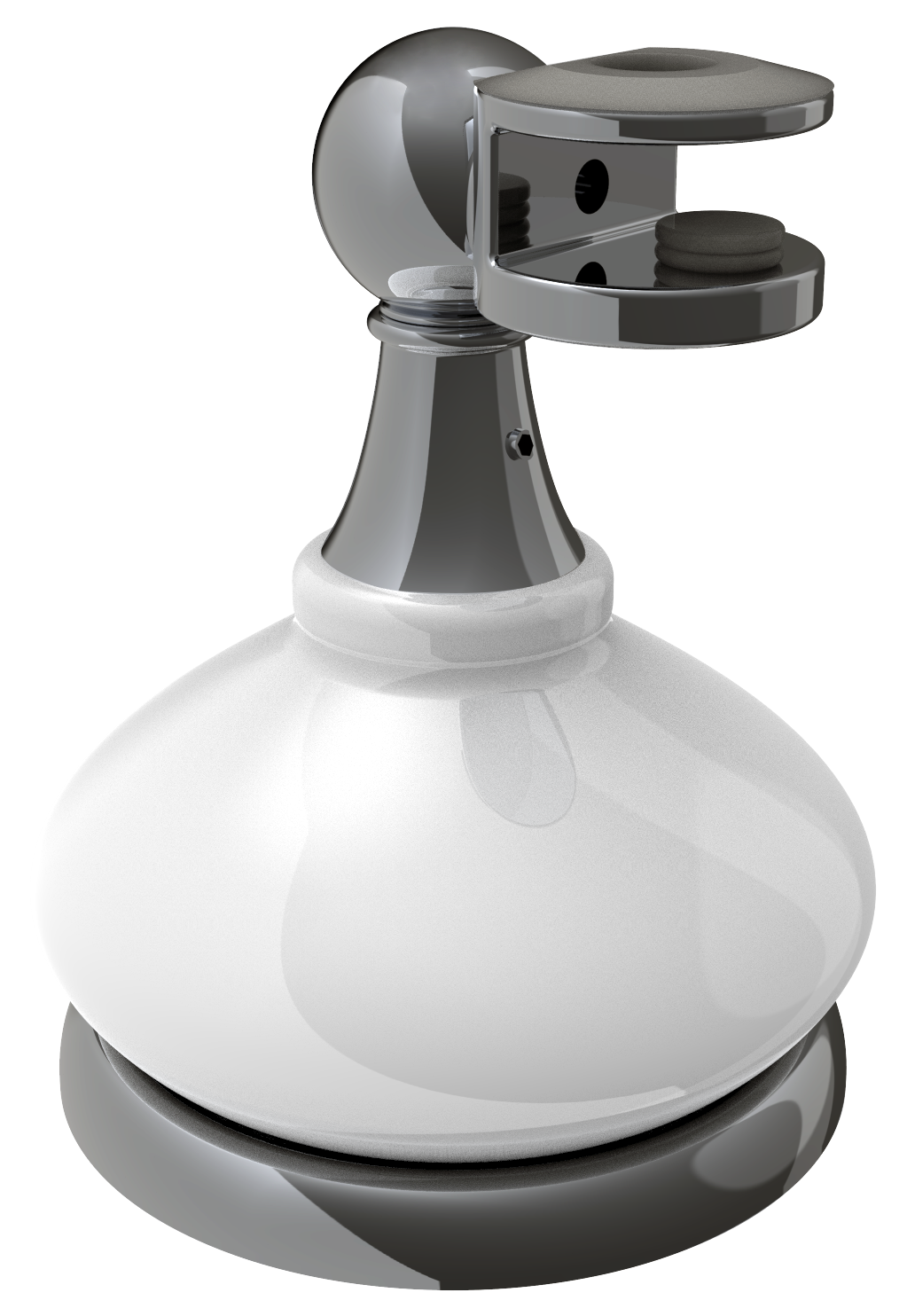 CRL MP6208BN Porcelain and Brushed Nickel Mirror Pivots