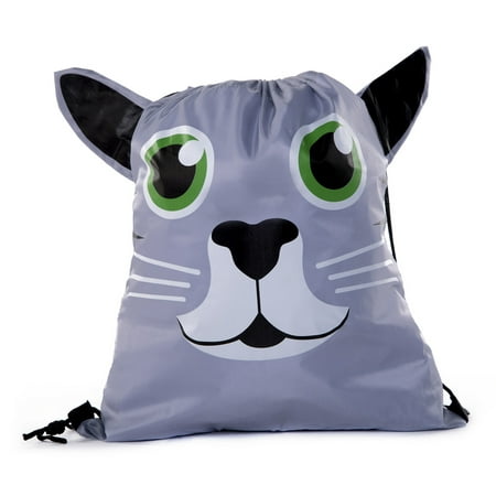 Party Favor Bags for Kids Animal Drawstring Backpacks, Goodie Bags for Birthday Parties