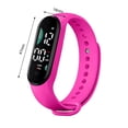 thumbnail image 6 of Opvise M9 Electronic Watch LED Touch Control Waterproof Casual Multifunctional Week Time Display Lightweight Men Women Unisex Sports Bracelet for, 6 of 8