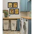 thumbnail image 2 of Inkdotpot 4 PieceLaundry Signs for Laundry Room DecorWash Dry Fold RepeatPoster With Frame, Laundry Room Wall Art Signs Framed Wall Decor for Home Laundry-10x12 inches (Black), 2 of 5