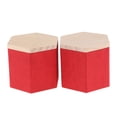 thumbnail image 3 of Caja de Almacenamiento de Cocina Macarena 2 Unids Con Tapas de Bambú Contenedores Rojo, 3 of 8