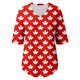thumbnail image 4 of Tops de verano para tallas grandes: cuello redondo, estampado gráfico, comodidad informal, lavables a máquina, S-XXL, 4 of 5