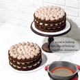 thumbnail image 4 of ACDANC 2026 New Silicone Baking Mats,2 Pcs Round Silicone Mats for 9 Inch Cake Pan,Non-Stick Reusable Cookie Sheet Liners for Baking Pans for Cake/Bread/Pizza/Macaron/Pastry/Cookie/Bun/Pie, 4 of 6