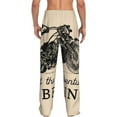 thumbnail image 3 of Fotbe Let The Adventure Begin Men's Pajama Pants,Sleepwear Pants,Pj Bottoms Drawstring And Pockets-Large, 3 of 9