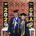 thumbnail image 6 of WEIH Graduation Decorations Class of 2026 Black Graduation Porch Sign, Large 70" x 13" Congrats Grad Banner for Front Door Home Yard Party Decor, Pre-assembled Outdoor Graduation Party Supplies, 6 of 12
