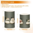 thumbnail image 6 of Yayeee Flameless Candles with Remote Flickering Battery Operated Multi Color Changing, Gray Snowmen, 6 of 7