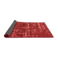 thumbnail image 2 of Ahgly Company Indoor Round Oriental Red Industrial Area Rugs, 4' Round, 2 of 4
