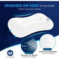 thumbnail image 4 of Camping Pillow with Removable Cover Ultralight Inflatable Pillow for Neck Lumber Support Upgrade Backing Pillow Washable Travel Air Pillows for Camping Hiking Backing (Bla, 4 of 8